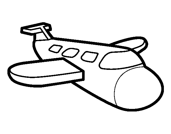 Dibuix de Airbus per Pintar on-line