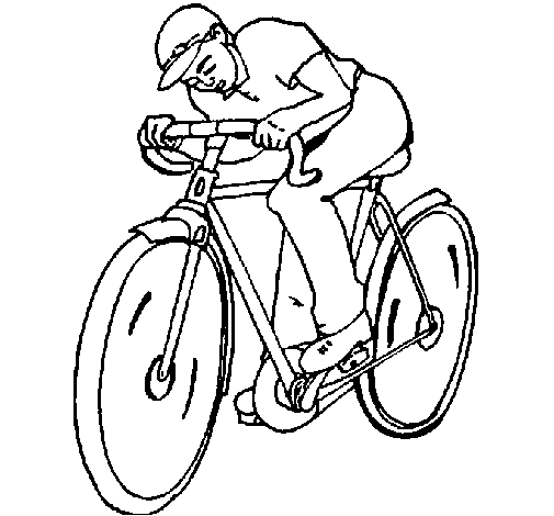 Dibuix de Ciclisme per Pintar on-line