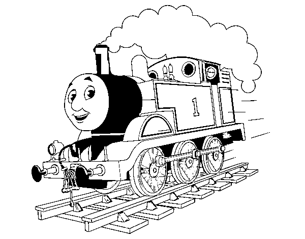 Dibuix de Thomas a tota màquina per Pintar on-line