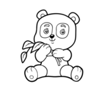 Dibujo de Un ós panda