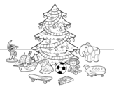 Dibujo de Arbre de Nadal i joguines