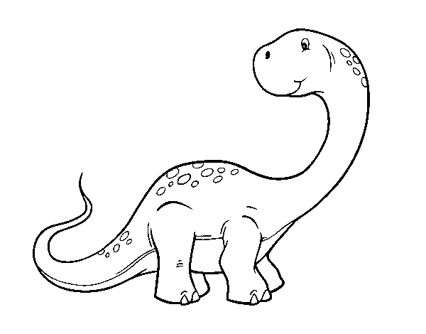 Dibuix de Brachiosaurus per Pintar on-line