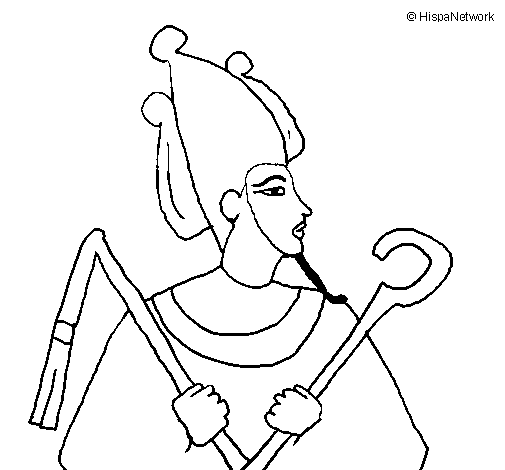 Dibuix de Osiris per Pintar on-line