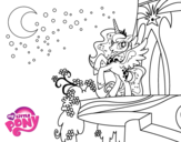Dibuix de Princesa Luna de My Little Pony per pintar