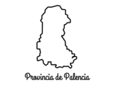 Dibuix de Província de Palencia per pintar
