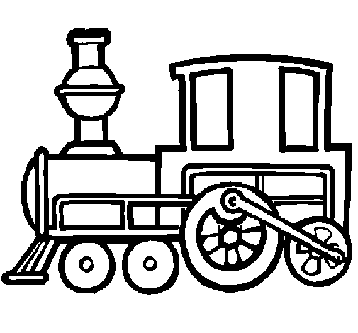 Dibuix de Tren 2 per Pintar on-line