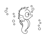 Dibujo de Un cavallet de mar