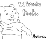 Dibuix de Winnie Pooh per pintar
